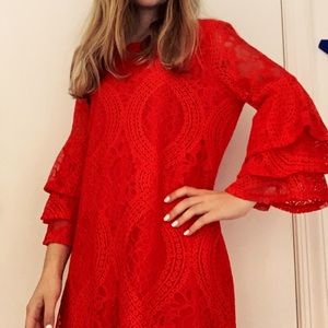 Miami (from Francesca’s) Long-Sleeve Lace Dress